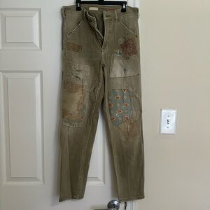 Anthropologie boho jeans